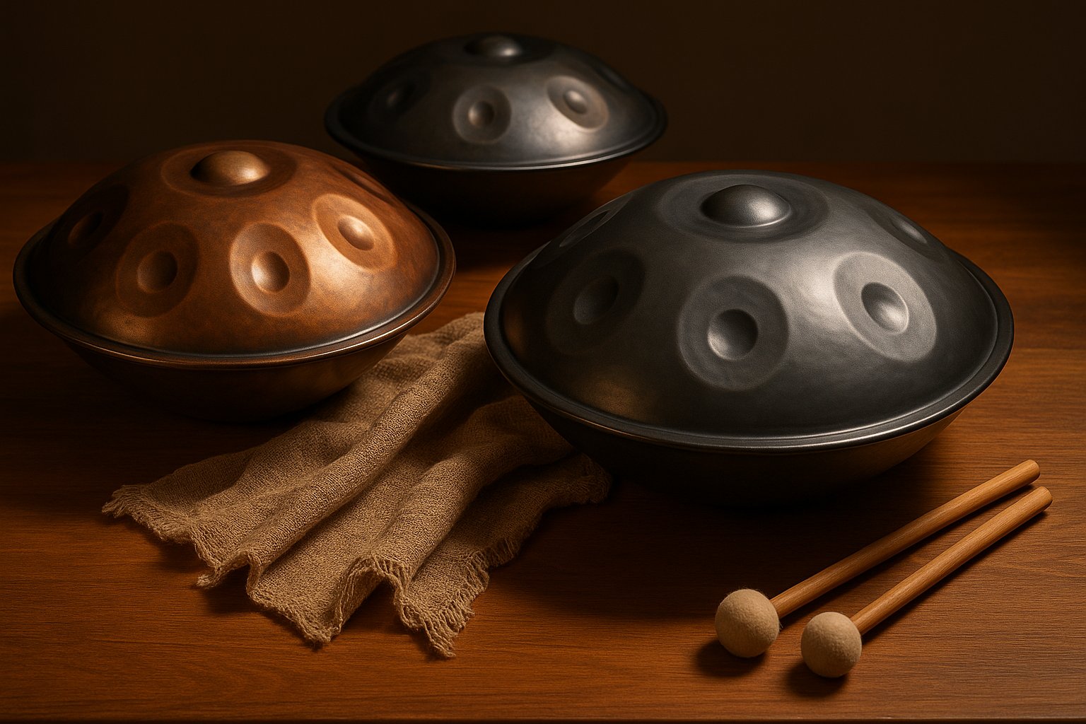 Hero Handpan burgundy- 10 tonov – d-moll